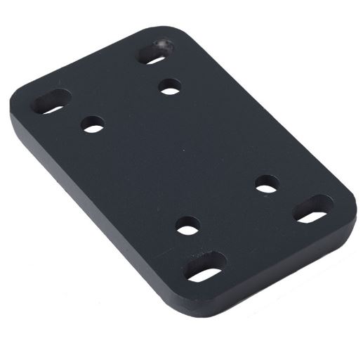 Platine à visser pour poteau aluminium  Flex_0