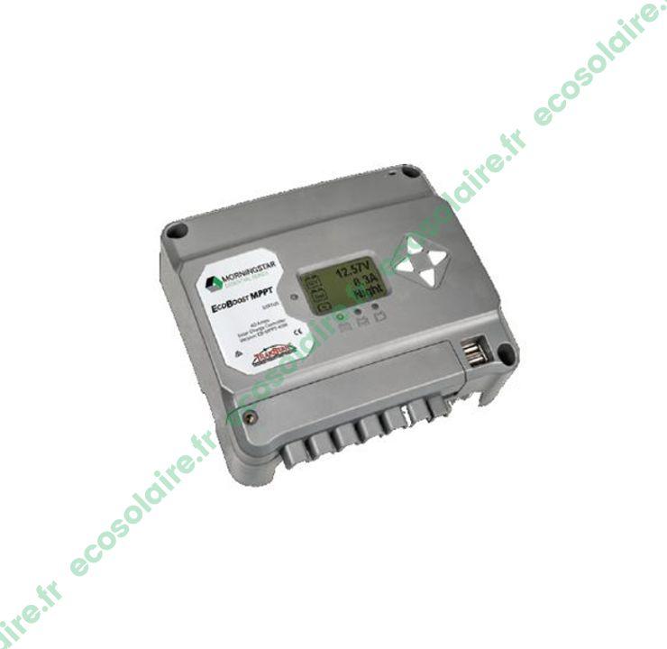 Régulateur de charge solaire ECOBOOST EB-MPPT-20M - 20A - 12/24V - MORNINGSTAR_0
