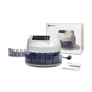 Safescan 1250 - Compteuse de monnaie pour pièces Euro avec capacité de 500 pièces et vitesse de 220 pièces/minute_0