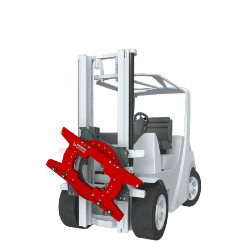 Tête Rotative / Retourneur pour chariot élévateur et engins de levage en Rhône  : une solution Idéale pour la Manutention -  disponible en achat neuf et en location de courte à longue durée_0