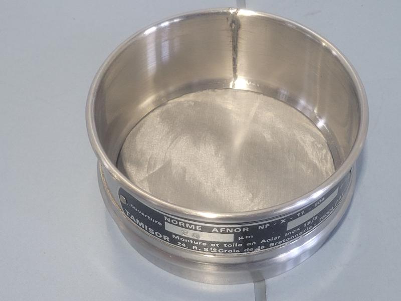 Tamis de test en acier inox RETSCH 100x40mm - 20 µm_0