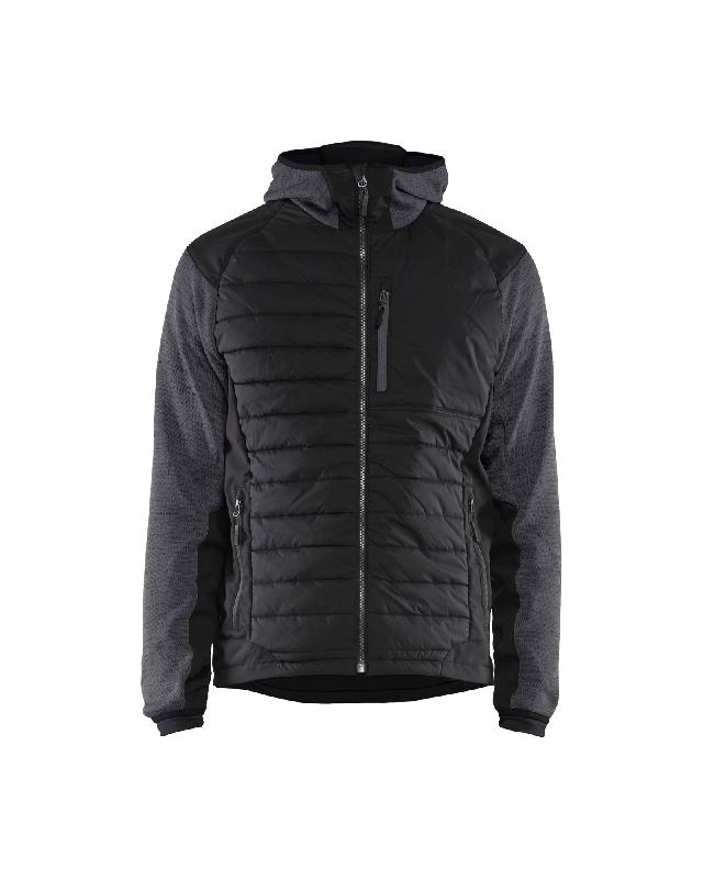 Veste de travail à capuche hybride gris foncé/noir tl - blåkläder - 593021179899l - 767061_0