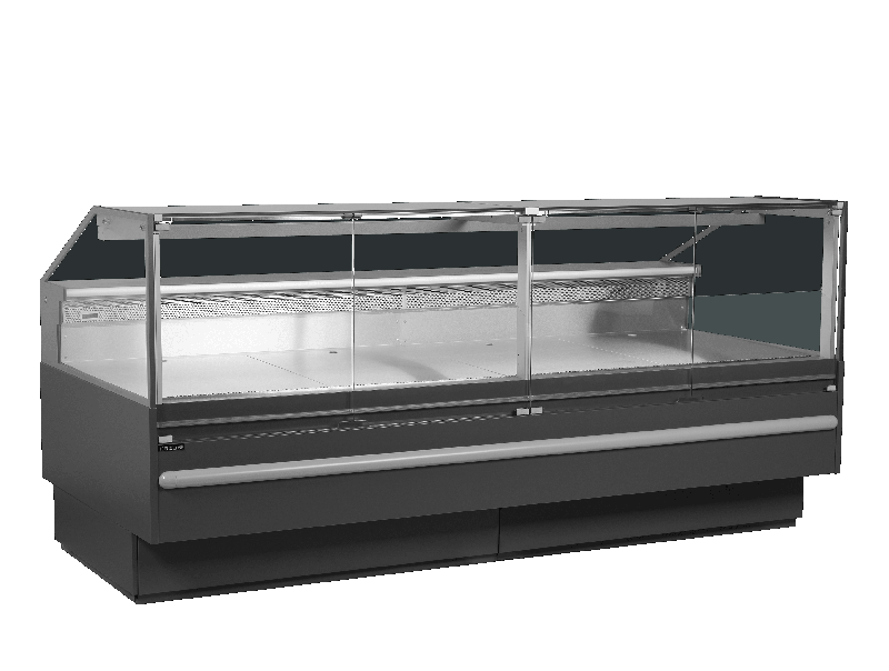 Vitrine réfrigérée TEFCOLD SOCB25082A - dimensions généreuses, système ventilé et finition inox_0