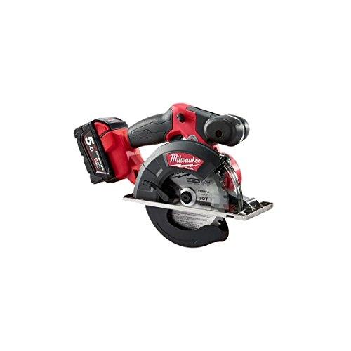 MILWAUKEE M18 FMCS-502X - Scie circulaire métal sans fil avec batterie 5 Ah - Coupe froide et sans étincelles_0