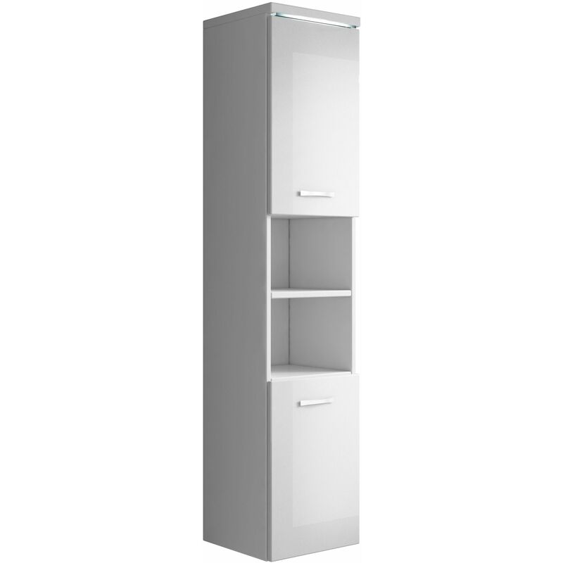 Armoire De Rangement Paso Hauteur 160 Cm Blanc Brillant Meuble De Rangement Haut Placard Armoire Colonne Badplaats Comparer Les Prix De Armoire De Rangement Paso Hauteur 160 Cm