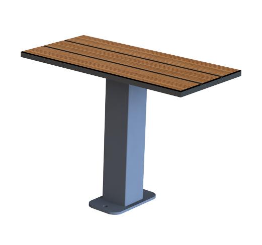 Banc public en bois buton industries bai 130_0