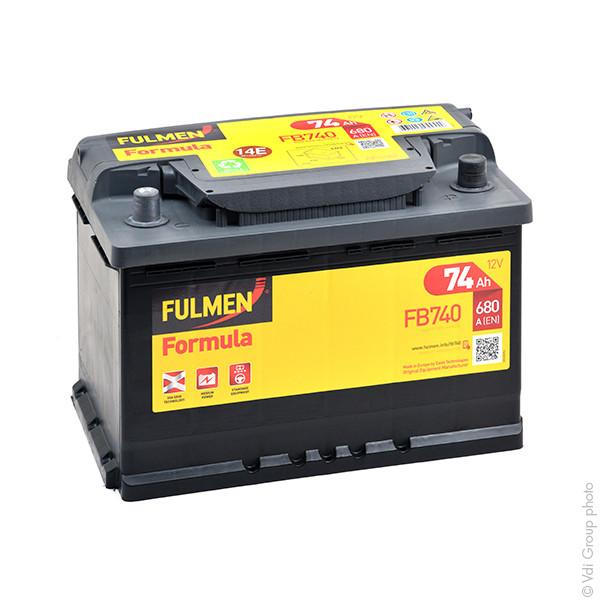 Batterie voiture Fulmen Formula FB740 - 12V 74Ah 680A - Haute performance et longue durée de vie_0