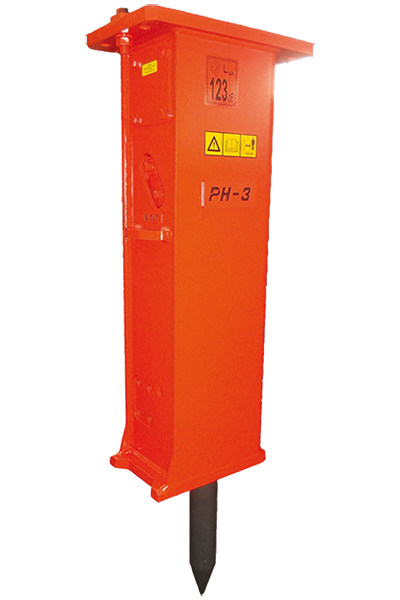 Brise-roche hydraulique PH-3 - nouvelle génération pour pelles de 4 à 9 t_0