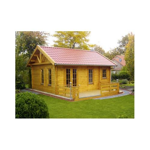 Chalet (abri) de jardin en bois traité CLASSIC-EMBOITEMENT - Gardival