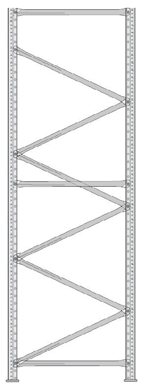 Echelle de rack à palette palstar 3 sbo 4 h.3500 x p.1100 mm_0