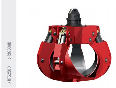Grappins RTG300A Rozzi - Équipements hydrauliques pour manipulation de matériaux divers_0