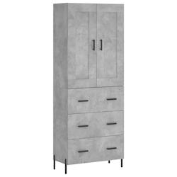 Helloshop26 - Buffet bahut commode armoire meuble de rangement organisateur cuisine salle de séjour salon haut 69,5 x 34 x 180 cm 02_0034502 - 300021_0