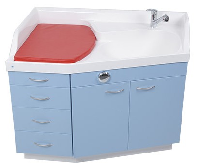 Meuble de change Pédiabain - soins complets pour pédiatrie et crèches - bain adaptable et bionettoyable_0