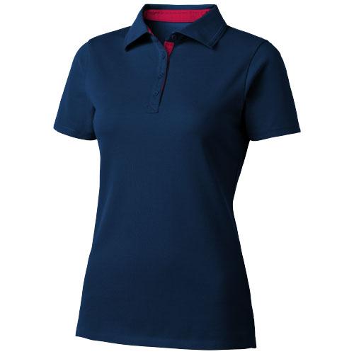 Polo femme Hacker 33097501 - col côte en tricot plat - maille piquée 100% coton 220 g/m²_0