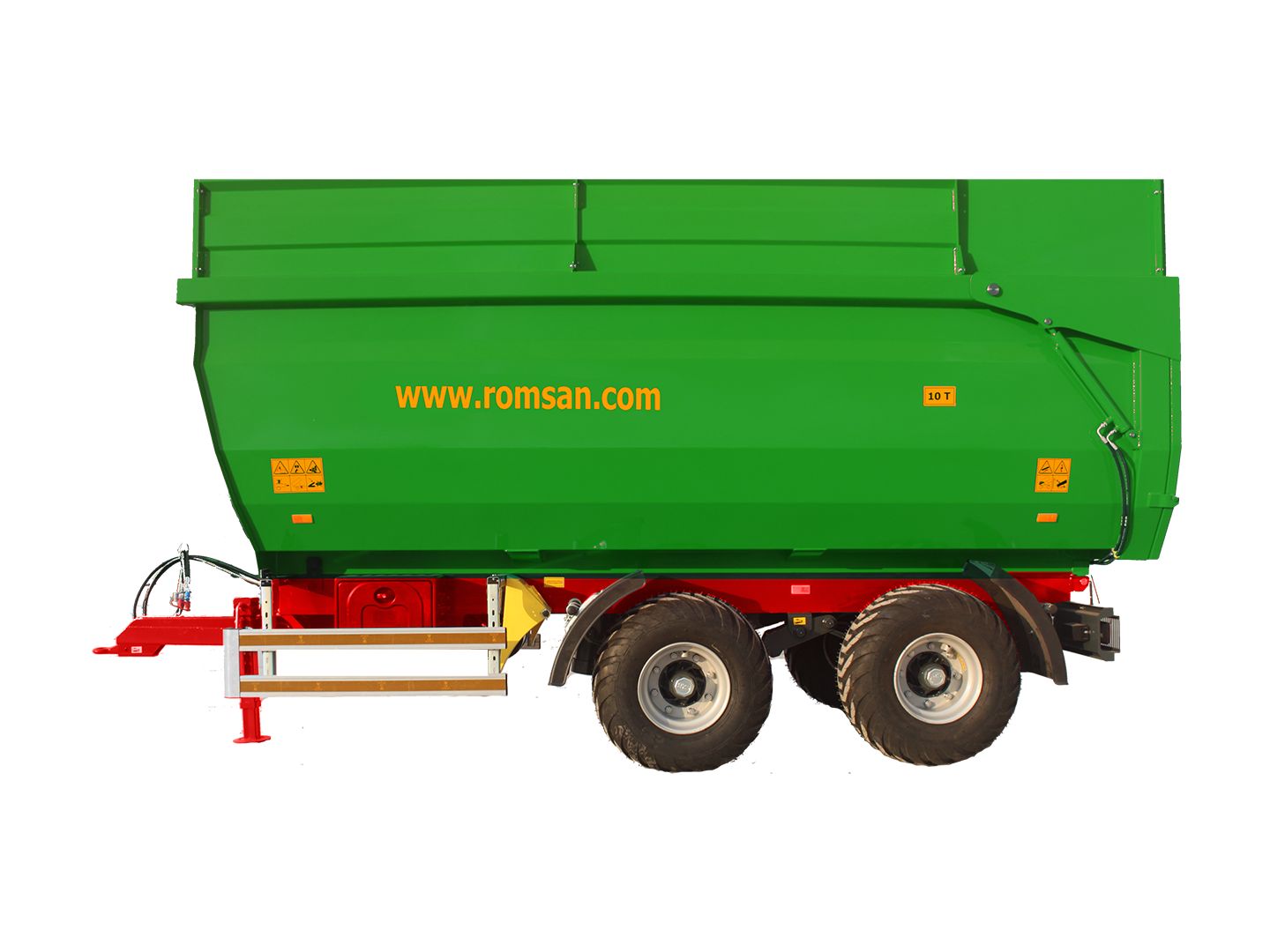 R 100 TAHK Benne agricole à tandem monocoque - ROMSAN - Capacité 10 000 kg_0