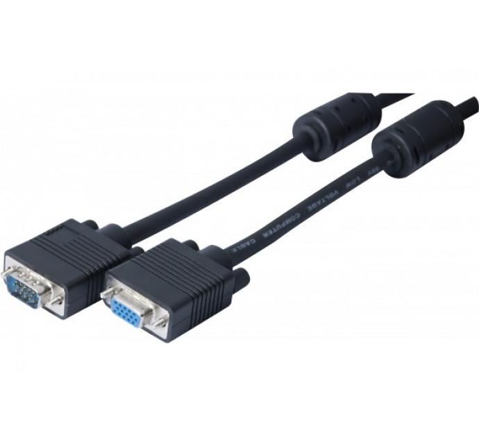 Rallonge SVGA standard - 20m - HD15pin - Ferrites anti-interférences - Résolution 1920x1200 - Réf. 119850_0