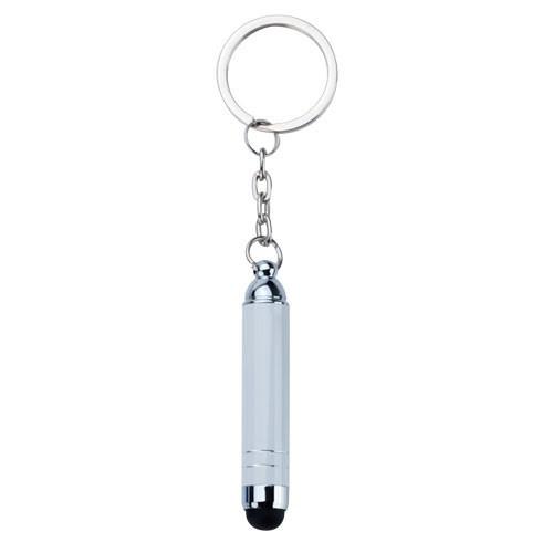 Stylet porte-clés publicitaire en aluminium Sirux - Personnalisable avec logo_0