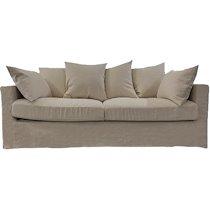 UB DESIGN Salon tissu Boheme 4 places 197cm - coloris taupe_0