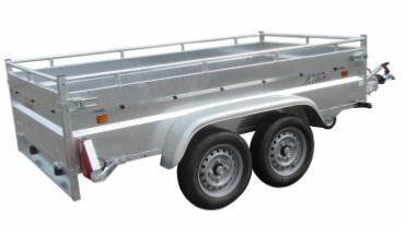 Remorque utilitaire 253x134x50 cm - 2 essieux - Robust - 1500 kg PTC_0