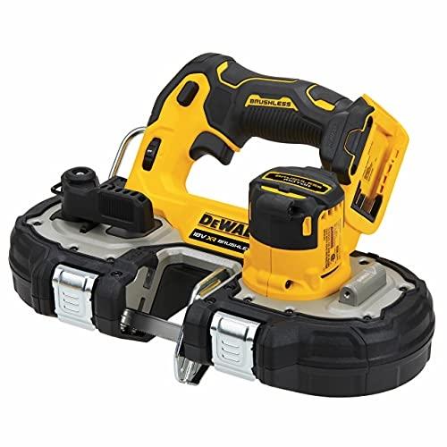 Scie à ruban compacte DEWALT DCS377NT-XJ XR Brushless 18V - Unité nue_0