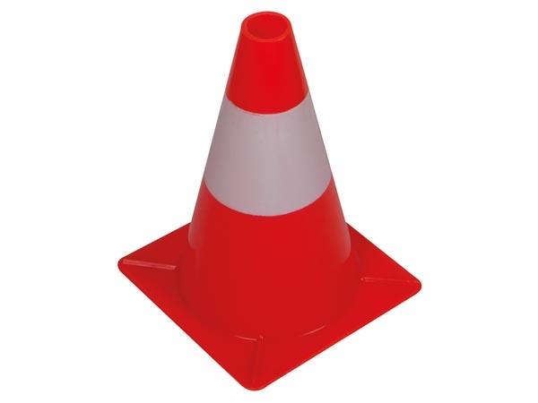 Cône de chantier rouge/blanc 30 cm - Velleman 1190-30_0