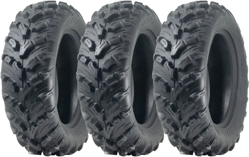 26x8.00-14 ATV Tyre 6-ply 205/75-14 P3080 OBOR Pinacle 57M Road Legal (Set of 3)_0