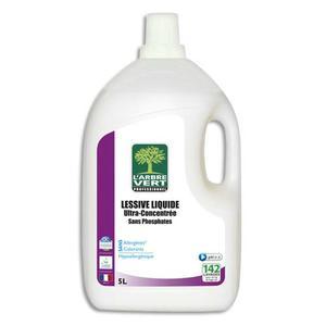 L'arbre vert - Lessive liquide ultra-concentrée 5L - 142 lavages - Origine végétale - Ecolabel_0