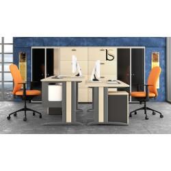 Bureau droit réglable en hauteur Sigma – Mobel Linea – Design ergonomique_0