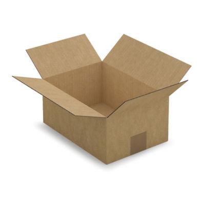 Caisse carton simple cannelure brune 27x19x12 cm, lot de 25_0