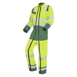 Cepovett - Combinaison avec 2 Zip Fluo Safe XP Jaune / Vert Taille L - L jaune 3603624997793_0
