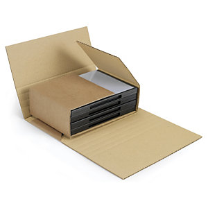 ETUI-CROIX POSTAL CARTON MEDIABOX QUALITÉ SUPER 1 À 4 DVD