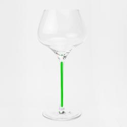 Verres Grand Sommelier d'Alsace avec jambe verte  X 6   Everyverre - V-ALSACEGDSO_VERT_0