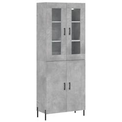Helloshop26 - Buffet bahut commode armoire meuble de rangement organisateur cuisine salle de séjour salon haut 69,5 x 34 x 180 cm 02_0034530 - 300021_0