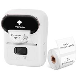 Mini Imprimante Bluetooth Portable Sans Encre Pour Étiquettes Rapides Et Faciles Blanc YONIS - blanc 3615616969107_0