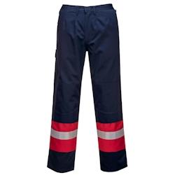 Portwest - Pantalon anti-feu avec bandes réfléchissantes BIZFLAME PLUS Bleu Marine Taille 3XL - XXXL bleu FR56NARXXXL_0