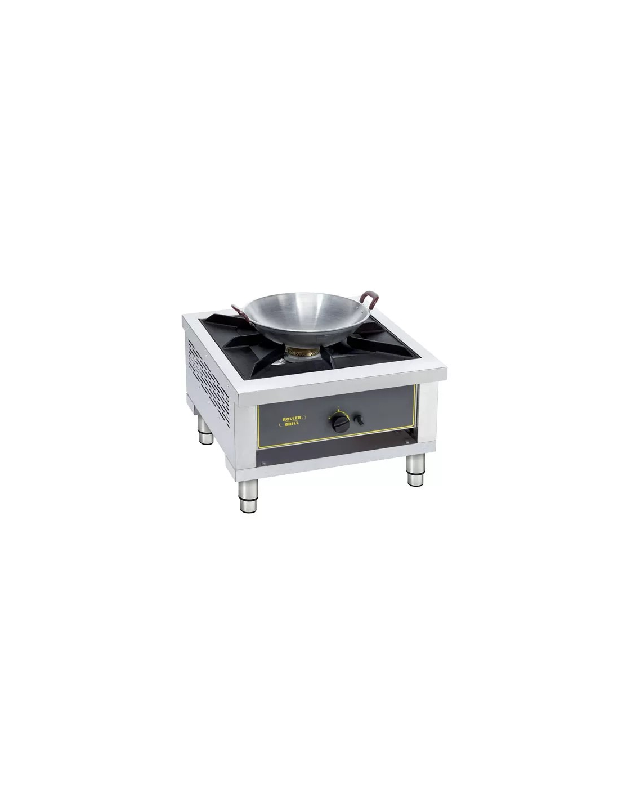 Réchaud gaz 1 feu - forte puissance 14Kw - acier inoxydable - Roller Grill_0
