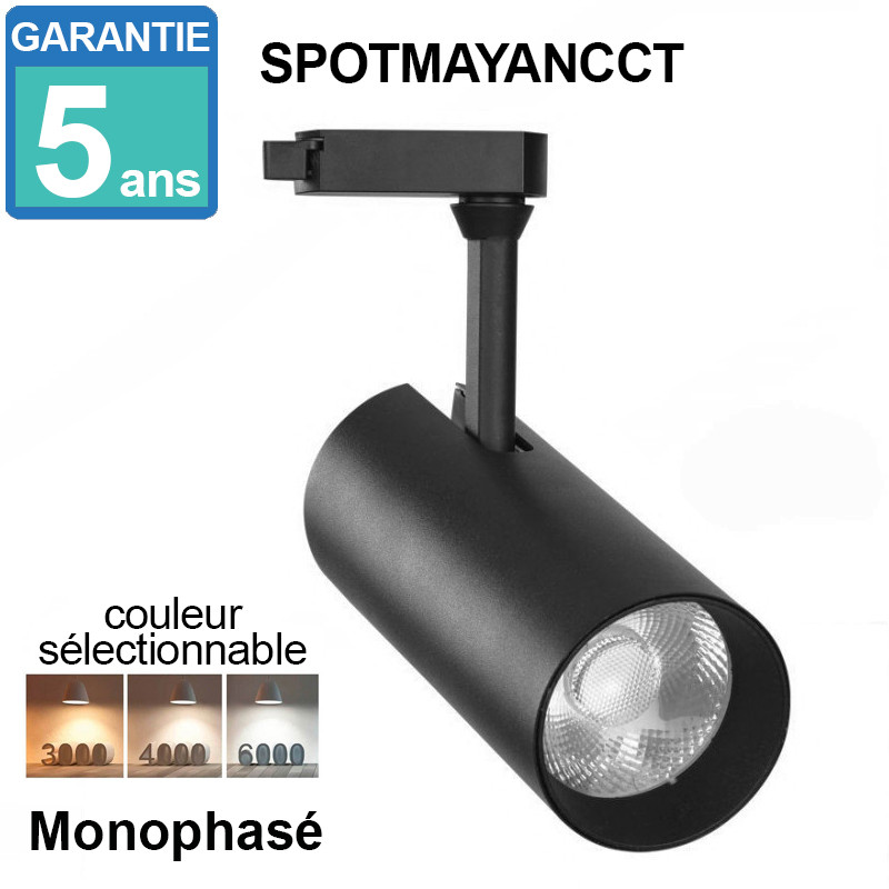 Spot led 30w monophasé 24° cct - réf spotmmayancct_0