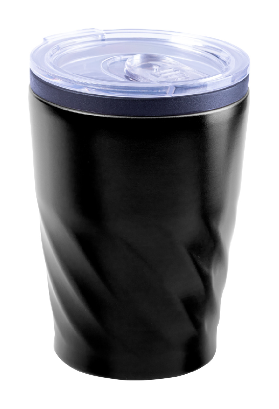 Thermos - Mug en acier inoxydable 350 ml - Couleur noire_0