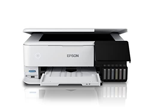 EPSON EcoTank ET-8500 - Imprimante jet d'encre A4 - 5760 x 1440 DPI - Wifi - Impression couleur et recto-verso - Blanc (C11CJ20401)_0