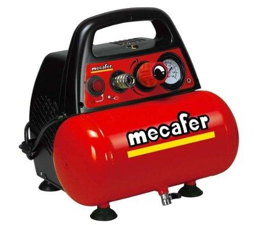 MECAFER 425528 - Compresseur 6L 1,5 HP - Ultra compact avec tête 1 cylindre sans huile_0