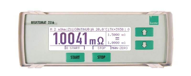2316-V001 - Milliohmmètre numérique de laboratoire BURSTER - Mesures 200 kΩ avec compensation de température_0