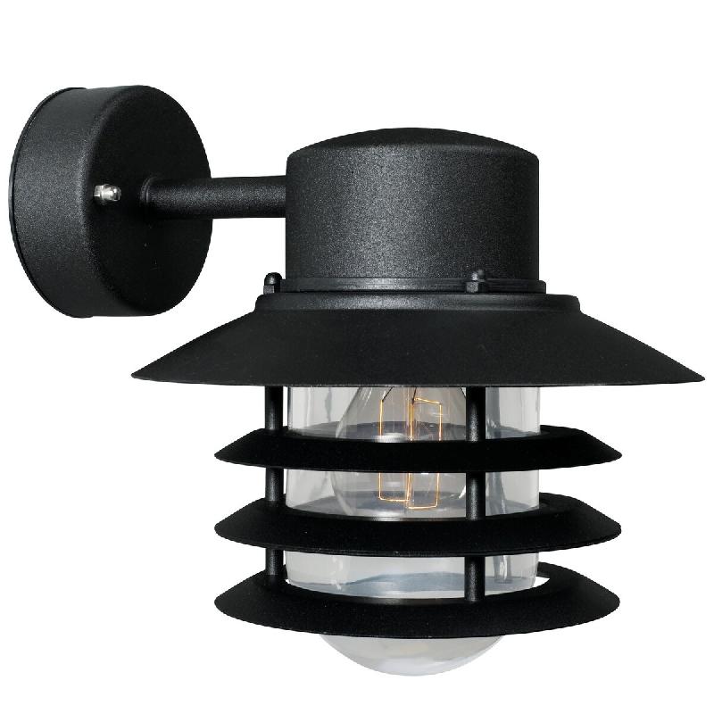 Applique murale luminaire VEJERS Down Métal Seaside noir H. 23 IP54 Nordlux-Extérieur - noir 5704924022234_0