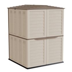 Art Plast Abri de Jardin Extérieur Beige - Cabanon de Jardin avec plancher 151x146x200 - Rangement Outils, Vélos ARTPLAST - beige 8010693126934_0