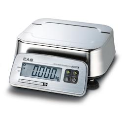CAS FW-500, Balance compacte étanche avec IP69K et afficheur arrière ;homologuée, portée 15/30kg, échelon 5/10g - blanc FW500-30R_0