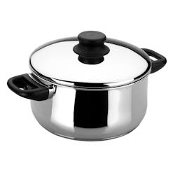 Casserole à manche avec couvercle Garinox 24 CM de Lacor - Acier inoxydable 18/10 14324_0