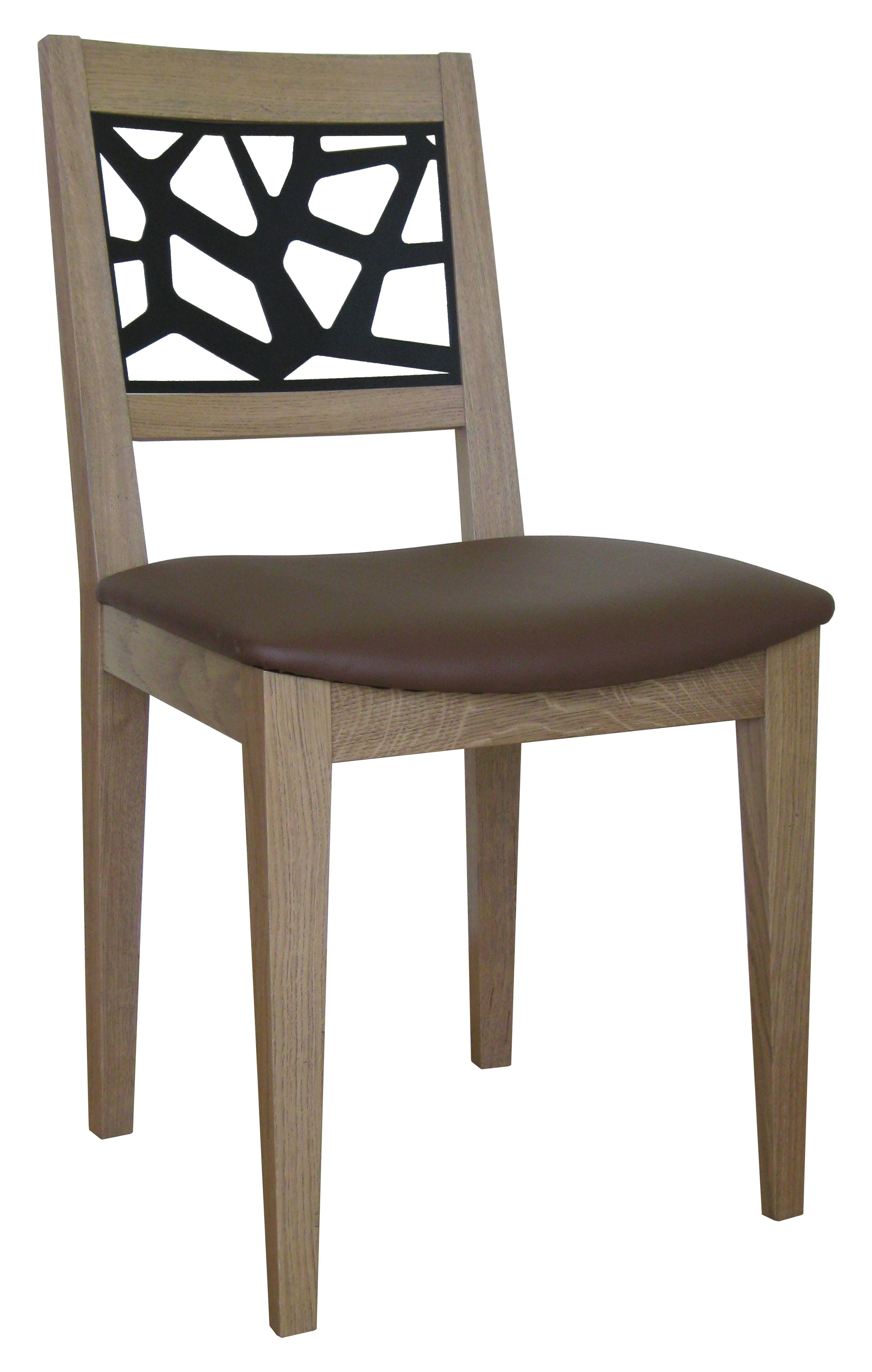 Chaise joana en bois massif et metal  SELF CREATIONS  Hellopro