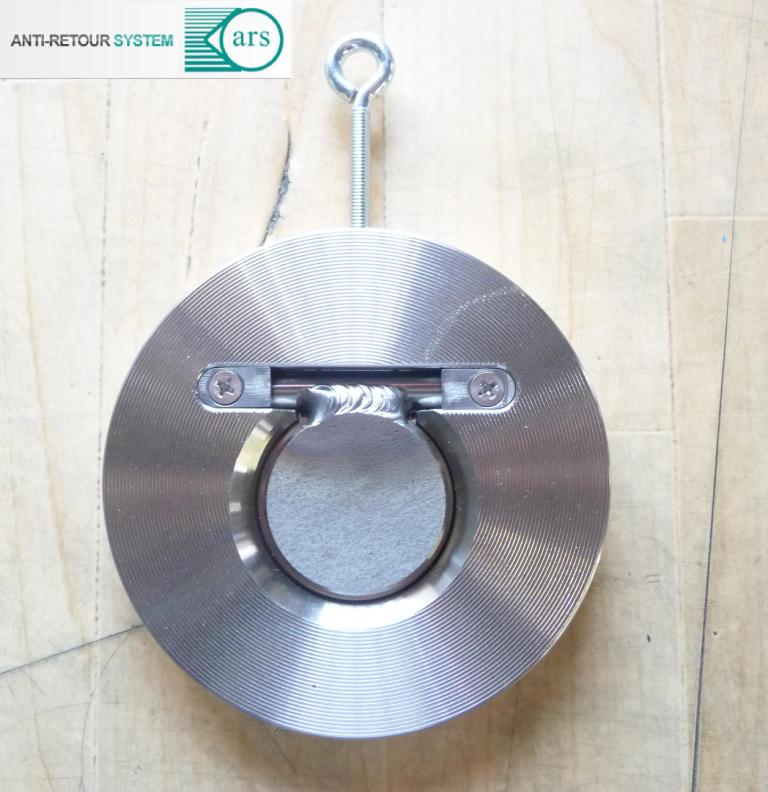 Clapet anti-retour à simple battant à insérer entre brides acier ou inox_1