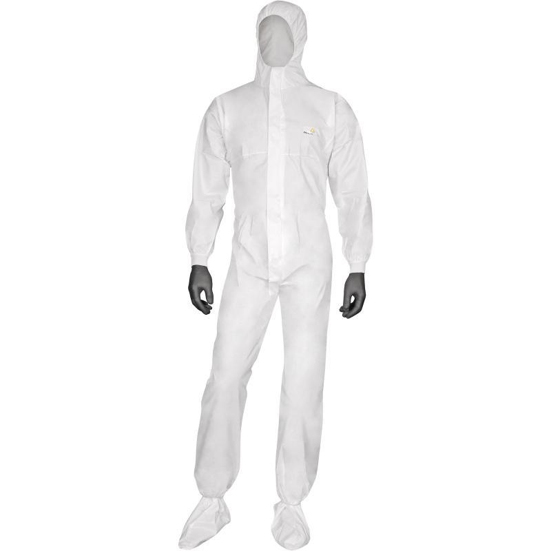 Combinaison jetable avec cagoule Deltatek 5000 - Type 5B / 6B - DT117 - usage unique antistatique_0