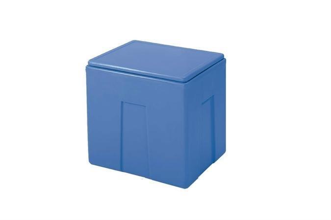 vidaXL Bac de rangement empilable 35 pcs 218x360x156 mm Bleu