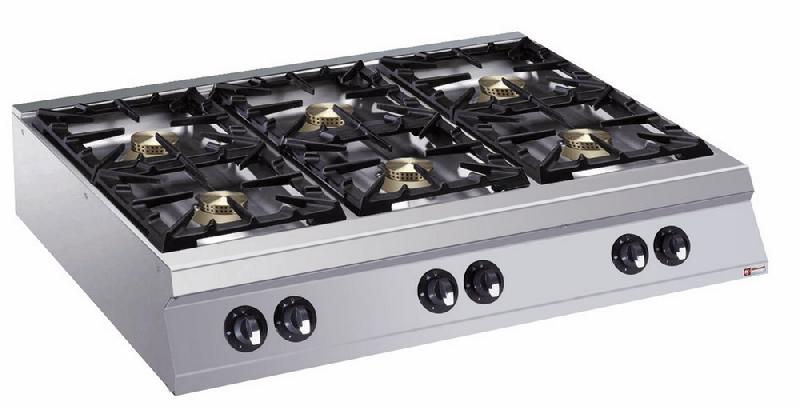 Cuisinière 6 feux vifs gaz à poser power - G22/6B12TPW-N_0